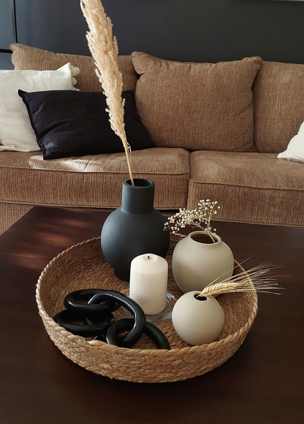 Rattan Circular Tray