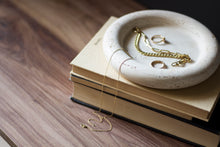 Load image into Gallery viewer, Natural Travertine Stone Circular Tray
