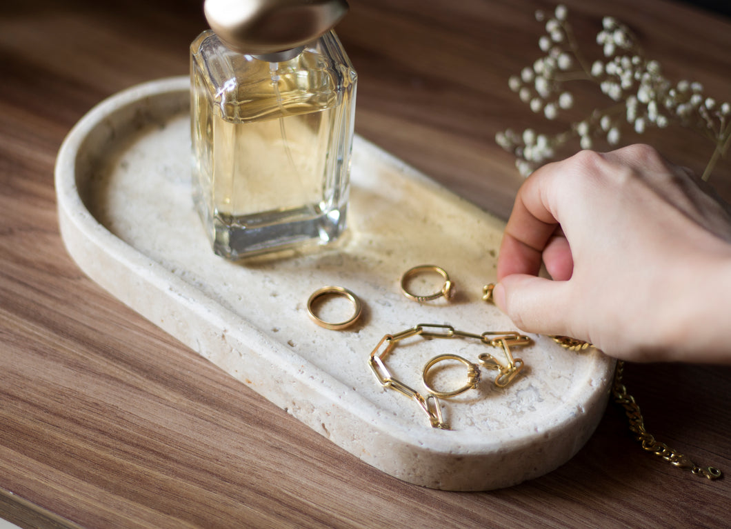 Natural Travertine Stone Tray