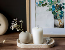 Load image into Gallery viewer, Natural Travertine Stone Tray
