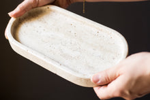 Load image into Gallery viewer, Natural Travertine Stone Tray
