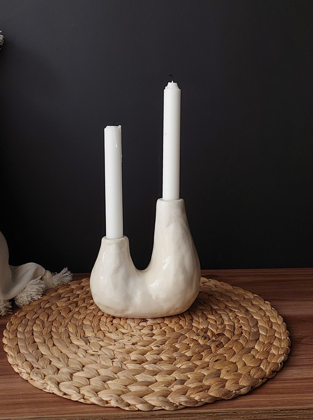 Organic Shape Candle Holder 2